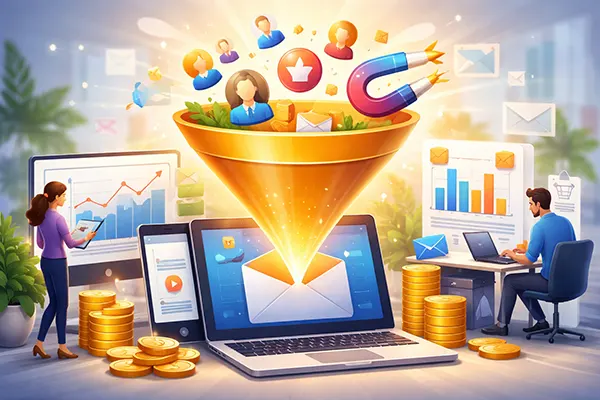 flusso contenuti email